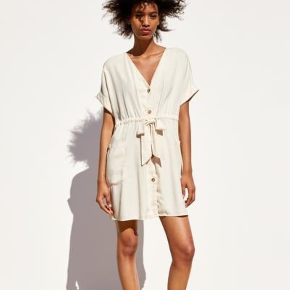 zara dress with pockets